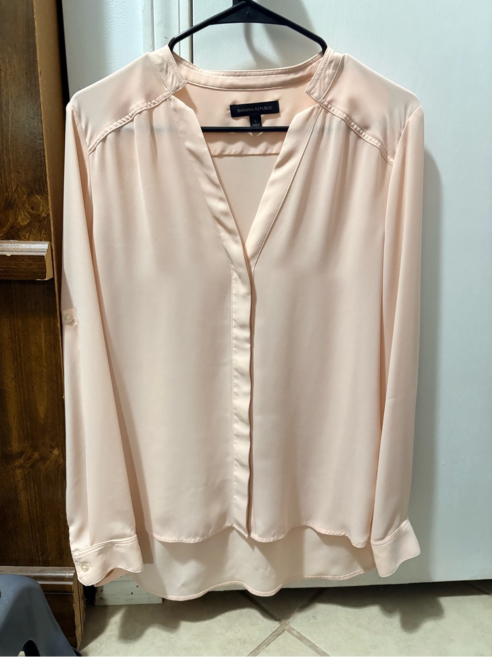 Banana Republic Women's Blouse - Soft Blush